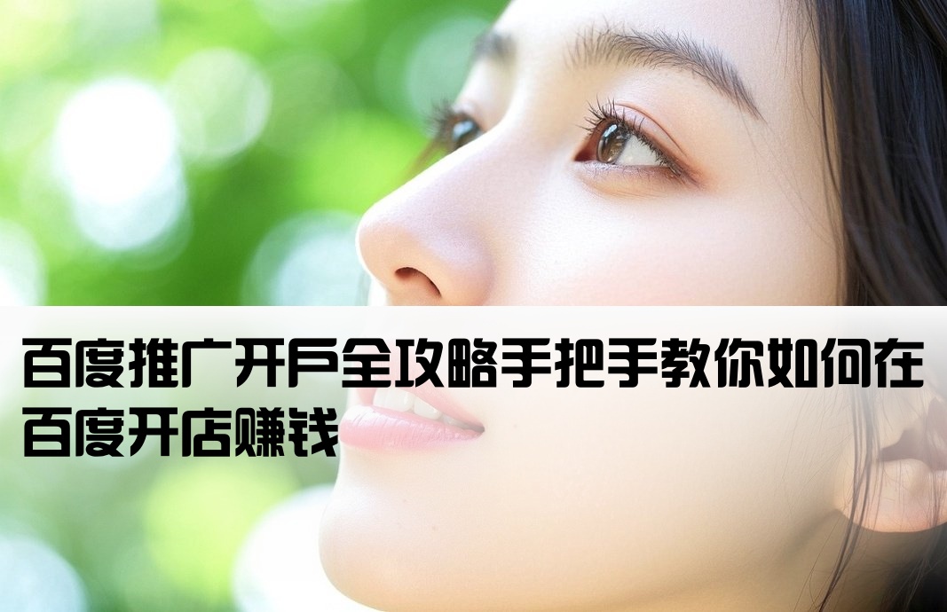 怎么在百度开户卖东西赚钱