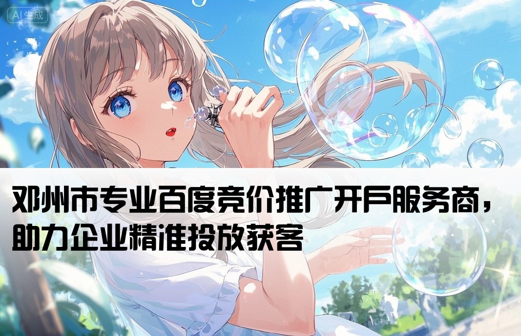 邓州市百度竞价开户公司