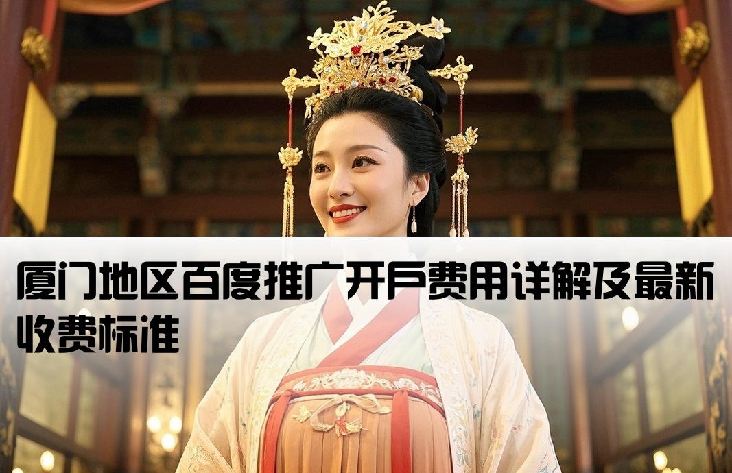 厦门百度推广开户价格多少