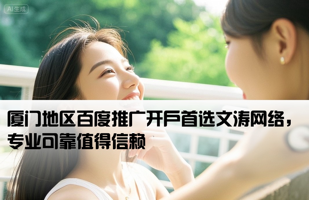 厦门百度开户优选文涛信赖