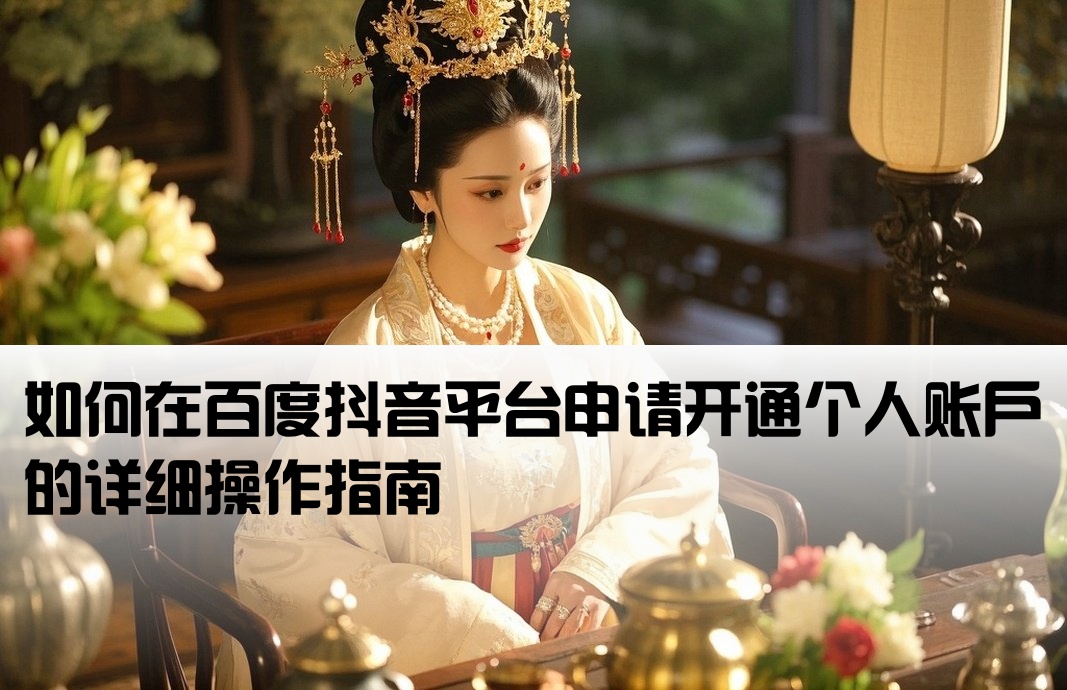 百度抖音开户怎么开通账号
