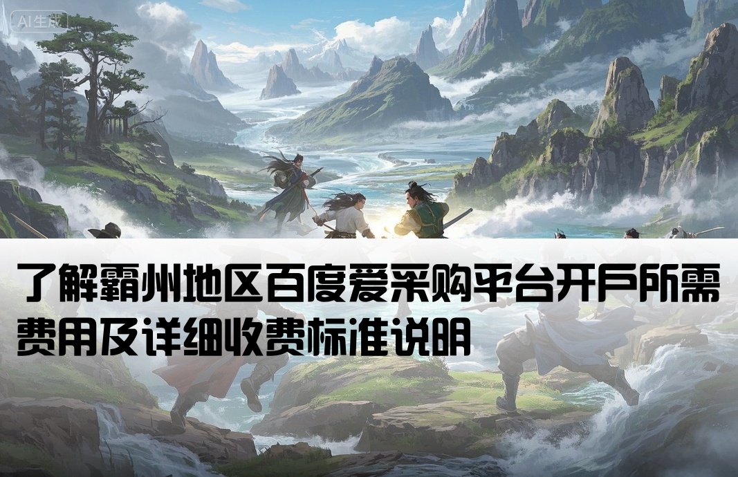霸州百度爱采购开户费用