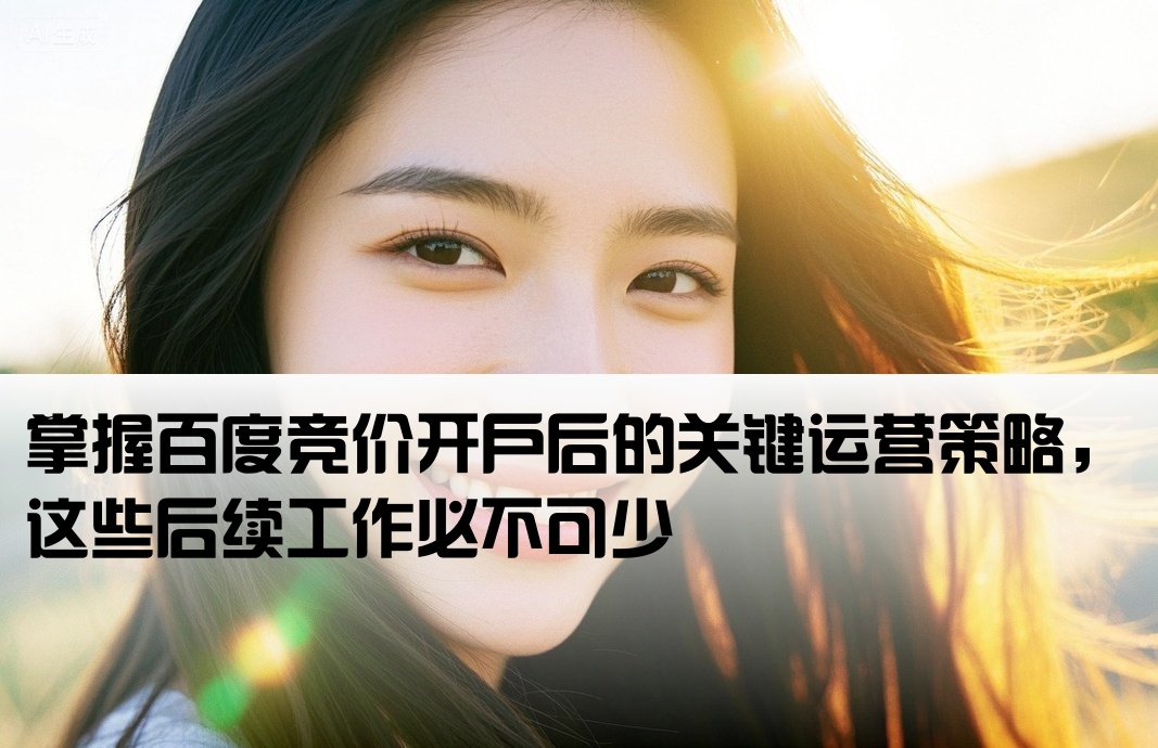 [百度竞价开户以后还需要]掌握百度竞价开户后的关键运营策略，这些后续工作必不可少