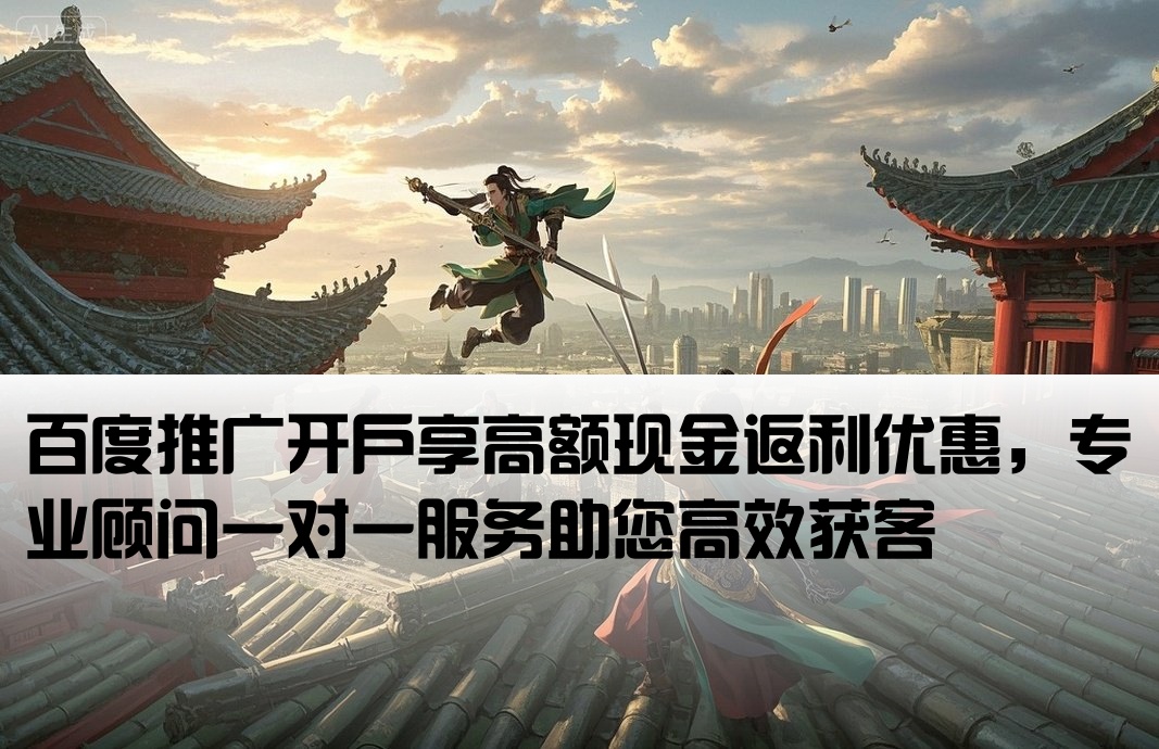百度推广开户享高额现金返利优惠，专业顾问一对一服务助您高效获客