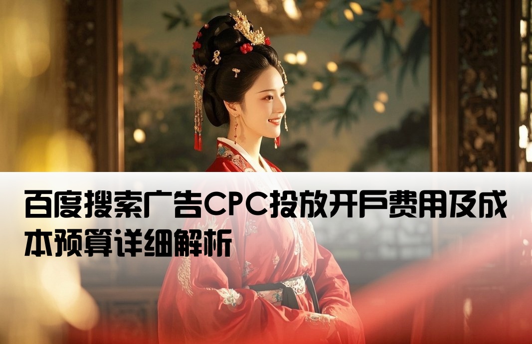 [百度cpc广告开户多少钱]百度搜索广告CPC投放开户费用及成本预算详细解析
