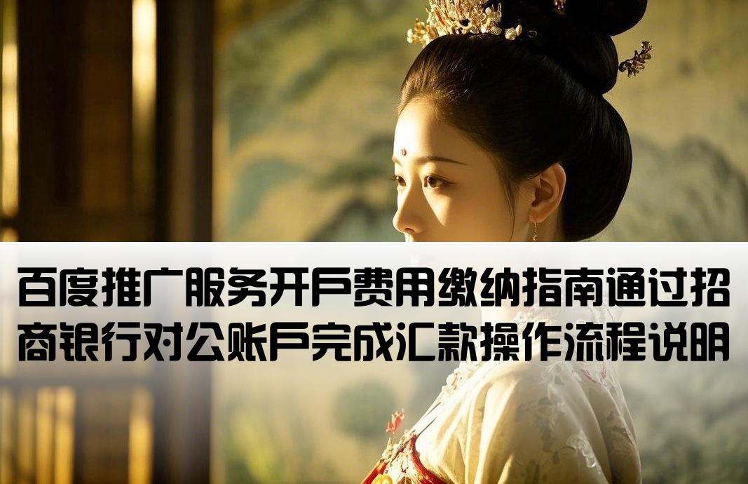 百度推广服务开户费用缴纳指南通过招商银行对公账户完成汇款操作流程说明[百度开户打款招行对公账号]