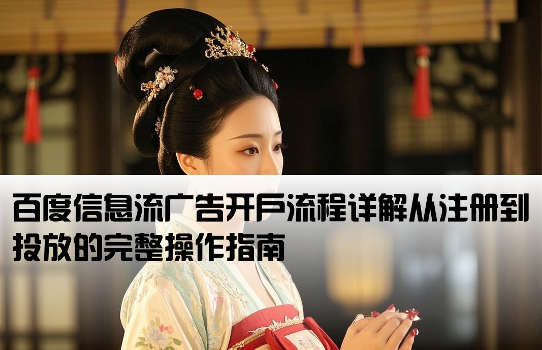 百度信息流广告开户流程详解从注册到投放的完整操作指南