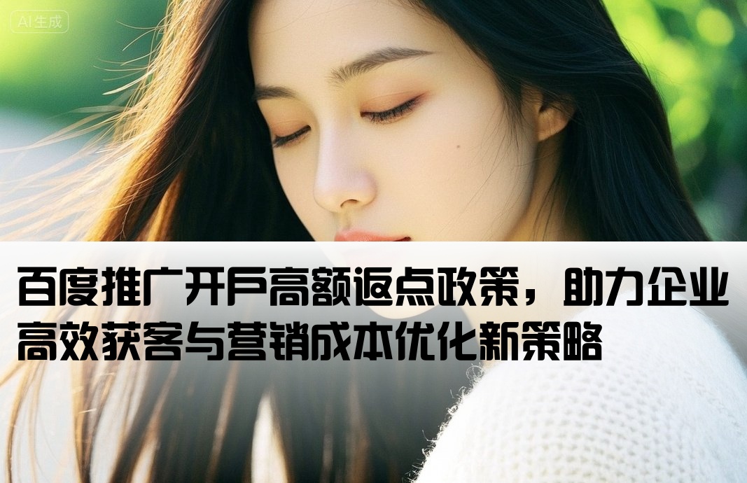 百度推广开户高额返点政策，助力企业高效获客与营销成本优化新策略