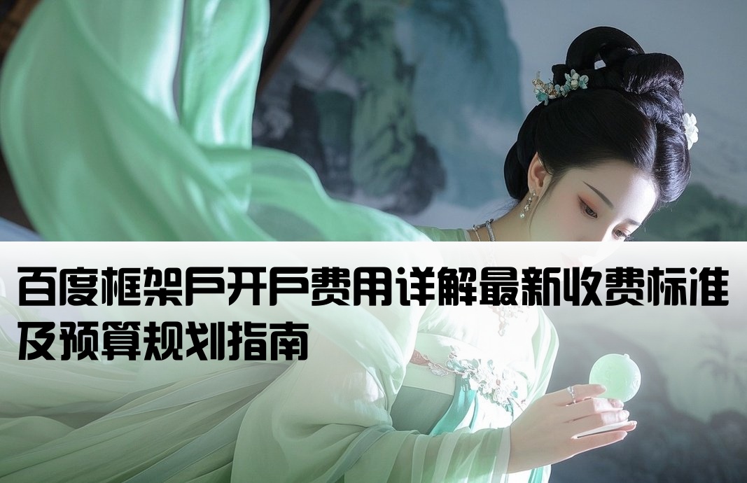 百度框架户开户费用详解最新收费标准及预算规划指南