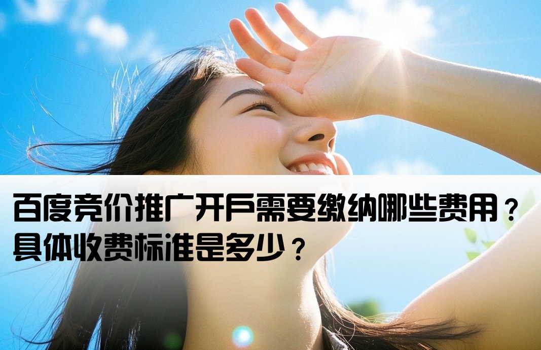 百度竞价推广开户需要缴纳哪些费用？具体收费标准是多少？